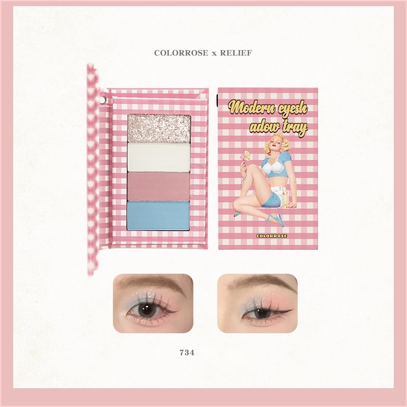 Палитра теней для век COLORROSE Modern Girl Collection
