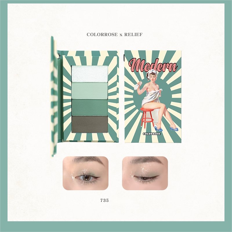 Палитра теней для век COLORROSE Modern Girl Collection