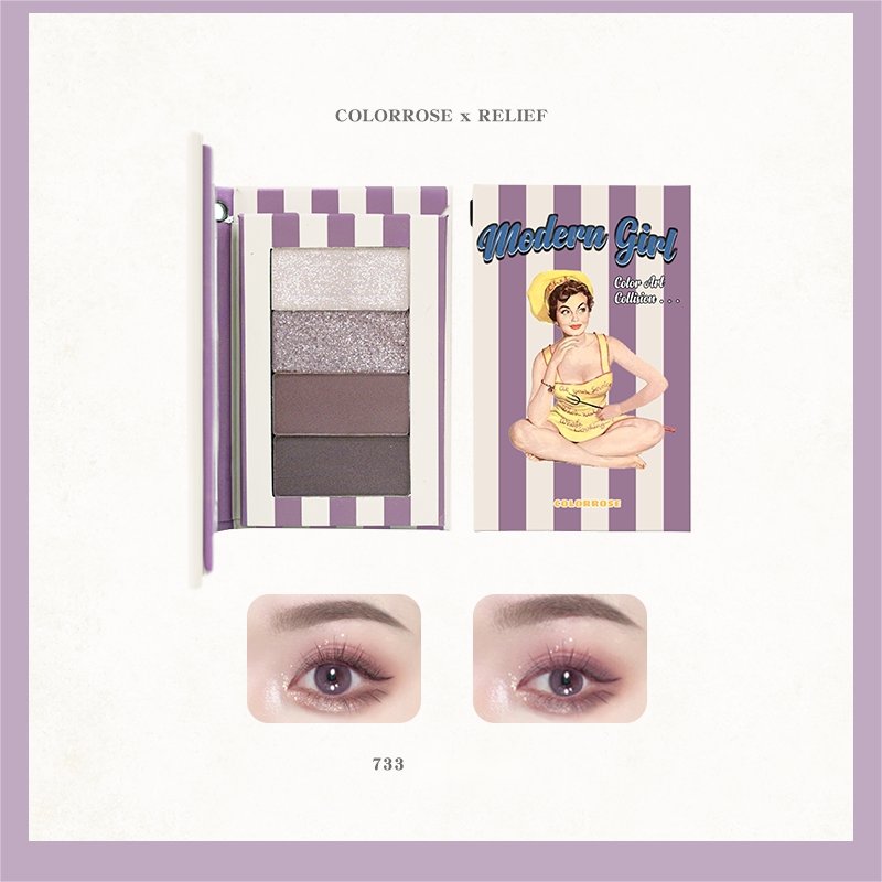 Палитра теней для век COLORROSE Modern Girl Collection