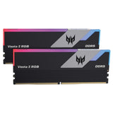 Комплект Acer Predator 32 ГБ (2 x 16 ГБ) VESTA II RGB Black BL.9BWWR.327 DDR5 6000 МГц CL30 Память AMD EXPO и Intel XMP 3.0 (RM-AV5D32B) 