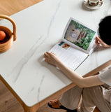 Rotterdam Slate Oak Dining Table