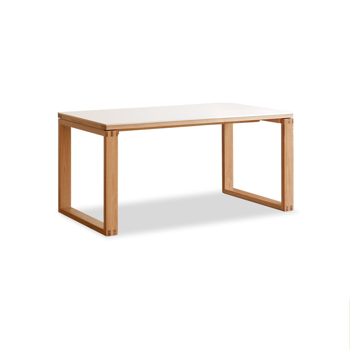 Hvit Stein solid wood slate dining table
