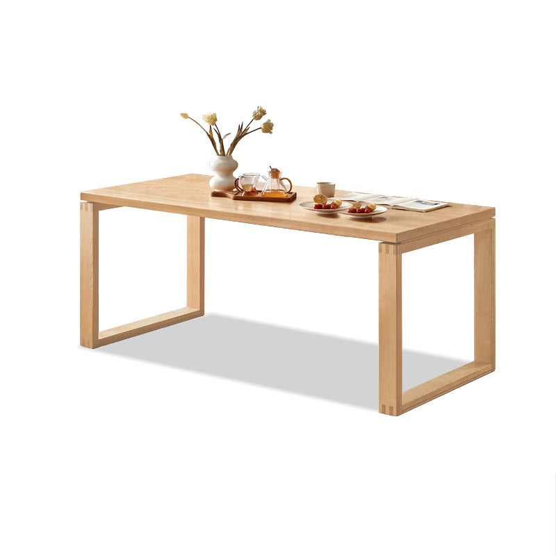 Hvit Stein solid wood slate dining table