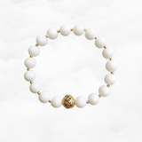 Auspicious Beaded Tridacna Bracelet
